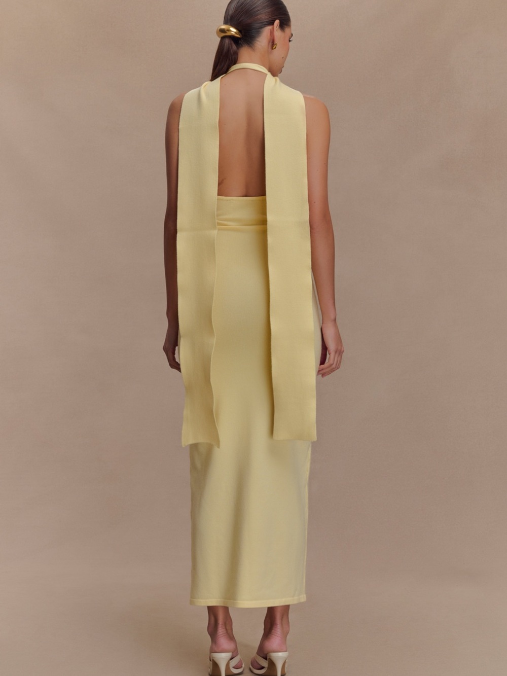 Meshki Wynn yellow maxi dress - Picture 3 of 3